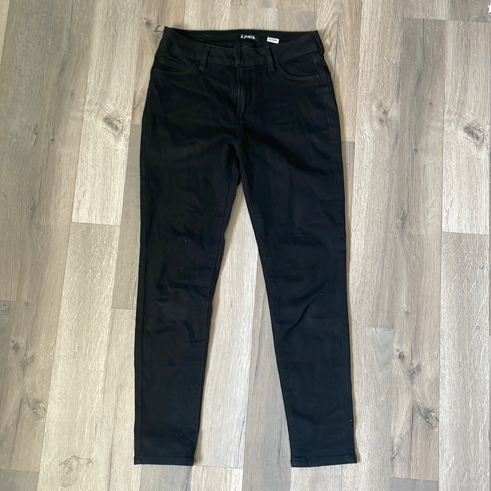 d.jeans black skinny mid-rise